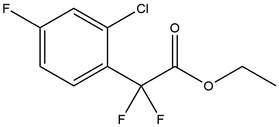 Ethyl 2-chloro-α,α,4-trifluorobenzeneacetate Structure