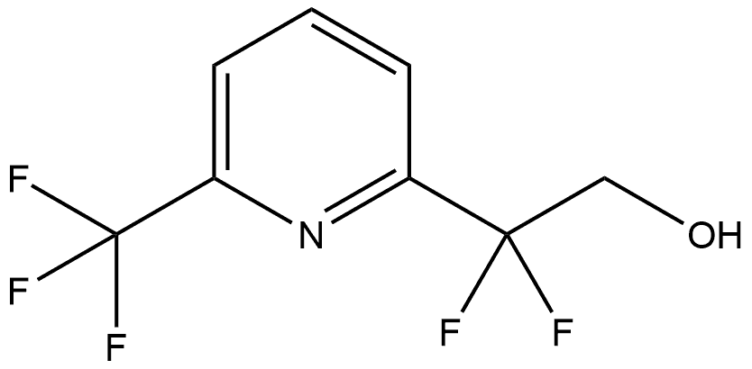 2,2-Difluoro-2-(6-(trifluoromethyl)pyridin-2-yl)ethanol Structure