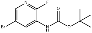 Tert-butyl (5-bromo-2-fluoropyridin-3-YL)carbamate Structure