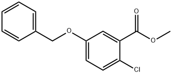 Methyl 5-(benzyloxy)-2-chlorobenzoate Structure