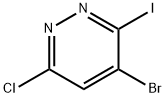 Pyridazine, 4-bromo-6-chloro-3-iodo- 구조식 이미지