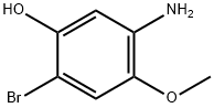 5-Amino-2-bromo-4-methoxyphenol 구조식 이미지