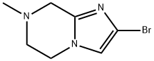 Imidazo[1,2-a]pyrazine, 2-bromo-5,6,7,8-tetrahydro-7-methyl- Structure