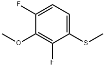 (2,4-Difluoro-3-methoxyphenyl)(methyl)sulfane Structure