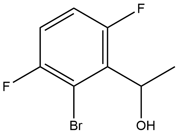 1-(2-bromo-3,6-difluorophenyl)ethan-1-ol Structure