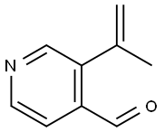 3-(prop-1-en-2-yl)pyridine-4-carbaldehyde Structure