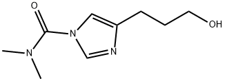 1H-Imidazole-1-carboxamide, 4-(3-hydroxypropyl)-N,N-dimethyl- Structure