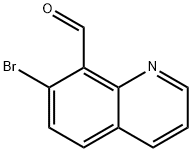 8-Quinolinecarboxaldehyde, 7-bromo- Structure