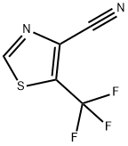 4-Thiazolecarbonitrile, 5-(trifluoromethyl)- Structure