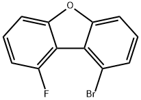 Dibenzofuran, 1-bromo-9-fluoro- Structure