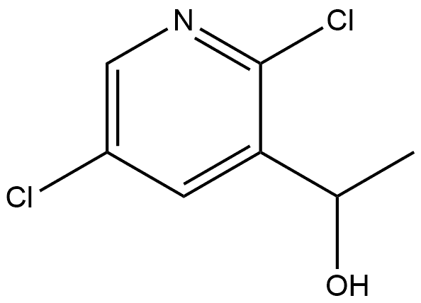3-Pyridinemethanol, 2,5-dichloro-α-methyl- Structure