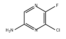 2-Pyrazinamine, 6-chloro-5-fluoro- Structure