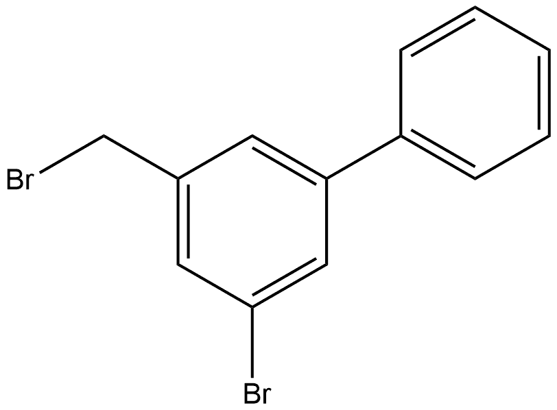 3-Bromo-5-(bromomethyl)-1,1'-biphenyl Structure