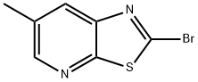 Thiazolo[5,4-b]pyridine, 2-bromo-6-methyl- Structure