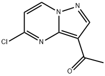 Ethanone, 1-(5-chloropyrazolo[1,5-a]pyrimidin-3-yl)- Structure