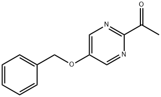 1-(5-(benzyloxy)pyrimidin-2-yl)ethanone 구조식 이미지