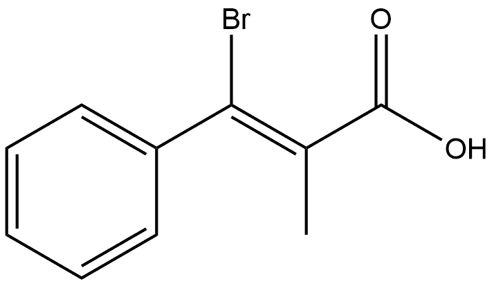 Cinnamic acid, β-bromo-α-methyl-, (Z)- (8CI) Structure