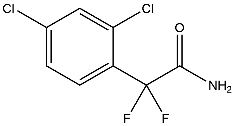 Benzeneacetamide, 2,4-dichloro-α,α-difluoro- Structure