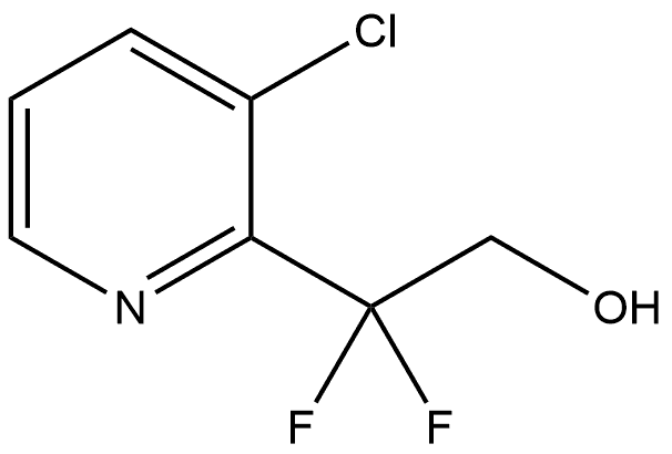 2-(3-Chloropyridin-2-yl)-2,2-difluoroethanol Structure