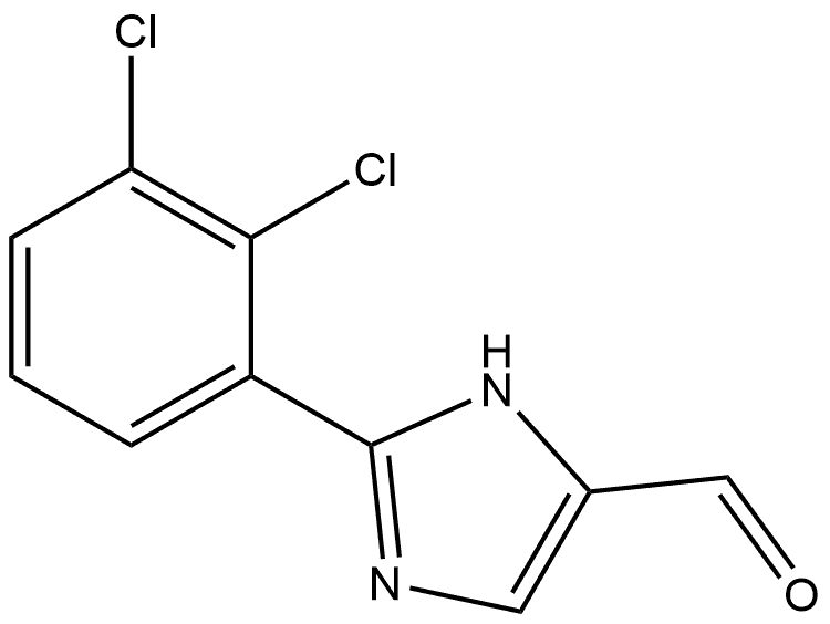 2-(2,3-Dichlorophenyl)-1H-imidazole-5-carbaldehyde Structure