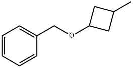 Benzene, [[(3-methylcyclobutyl)oxy]methyl]- Structure