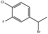 4-(1-bromoethyl)-1-chloro-2-fluorobenzene Structure