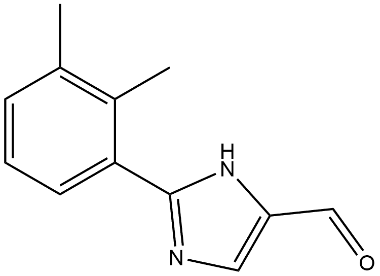 2-(2,3-Dimethylphenyl)-1H-imidazole-5-carbaldehyde Structure