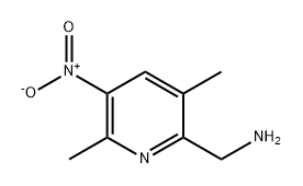 2-Pyridinemethanamine, 3,6-dimethyl-5-nitro- 구조식 이미지