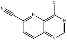 4-Chloropyrido[3,2-d]pyrimidine-6-carbonitrile 구조식 이미지