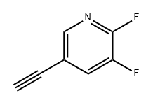 Pyridine, 5-ethynyl-2,3-difluoro- Structure