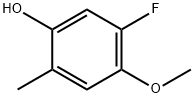 5-Fluoro-4-methoxy-2-methylphenol Structure