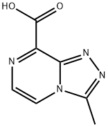 3-methyl-[1,2,4]triazolo[4,3-a]pyrazine-8-carboxylic acid hydrochloride Structure