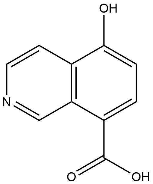 5-Hydroxy-8-isoquinolinecarboxylic acid Structure