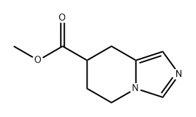 methyl 5,6,7,8-tetrahydroimidazo[1,5-a]pyridine-7-carboxylate 구조식 이미지