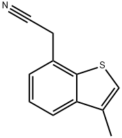 2-(3-methyl-1-benzothiophen-7-yl)acetonitrile Structure