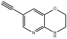 2H-Pyrido[3,2-b]-1,4-oxazine, 7-ethynyl-3,4-dihydro- 구조식 이미지