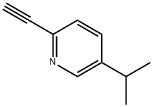 2-Ethynyl-5-(propan-2-yl)pyridine 구조식 이미지