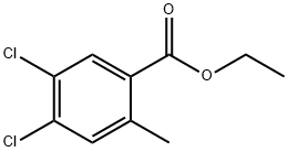 Benzoic acid, 4,5-dichloro-2-methyl-, ethyl ester 구조식 이미지