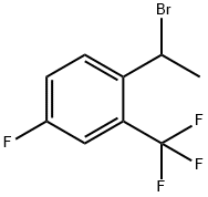 1-(1-bromoethyl)-4-fluoro-2-(trifluoromethyl)benzene Structure