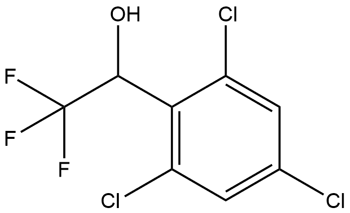 2,4,6-Trichloro-α-(trifluoromethyl)benzenemethanol Structure