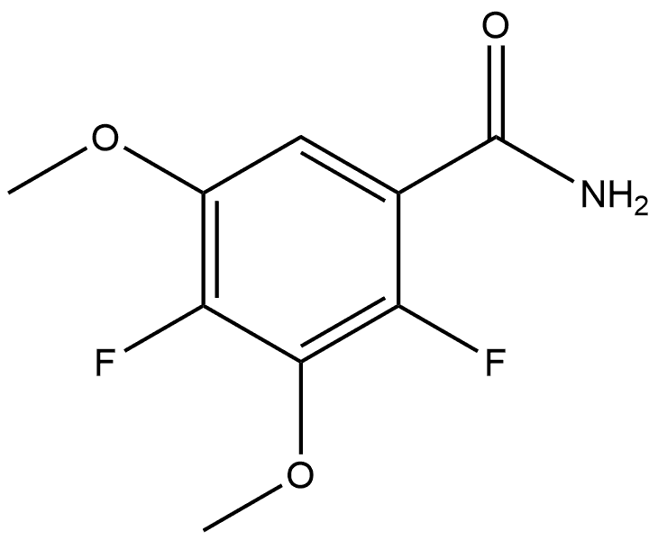 2,4-Difluoro-3,5-dimethoxybenzamide Structure