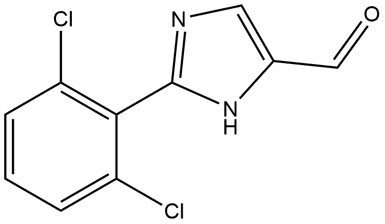 2-(2,6-Dichlorophenyl)-1H-imidazole-5-carbaldehyde Structure