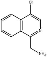 1-(4-bromoisoquinolin-1-yl)methanamine hydrochloride Structure