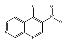 1,7-Naphthyridine, 4-chloro-3-nitro- Structure