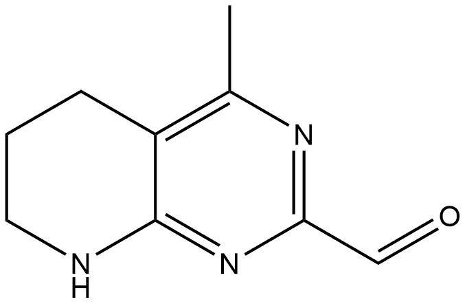 4-methyl-1H,5H,6H,7H-pyrido[2,3-d]pyrimidine-2-carbaldehyde Structure