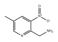 2-Pyridinemethanamine, 5-methyl-3-nitro- 구조식 이미지