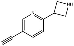 Pyridine, 2-(3-azetidinyl)-5-ethynyl- Structure