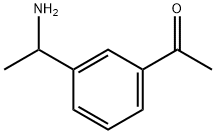 Ethanone, 1-[3-(1-aminoethyl)phenyl]- Structure