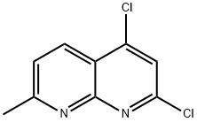 1,8-Naphthyridine, 2,4-dichloro-7-methyl- 구조식 이미지