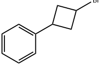 Benzene, (3-bromocyclobutyl)- Structure